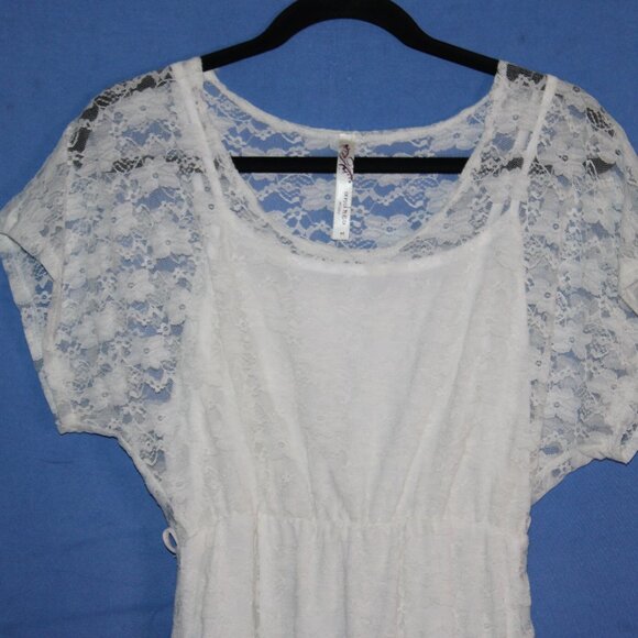Andrea Missy Lace Babydoll Dress Medium - Picture 3 of 6
